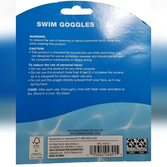 Sun & Fun Flamingo Youth Swim Goggles - Picture 3 of 5